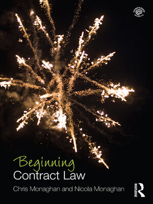 cover image of Beginning Contract Law
